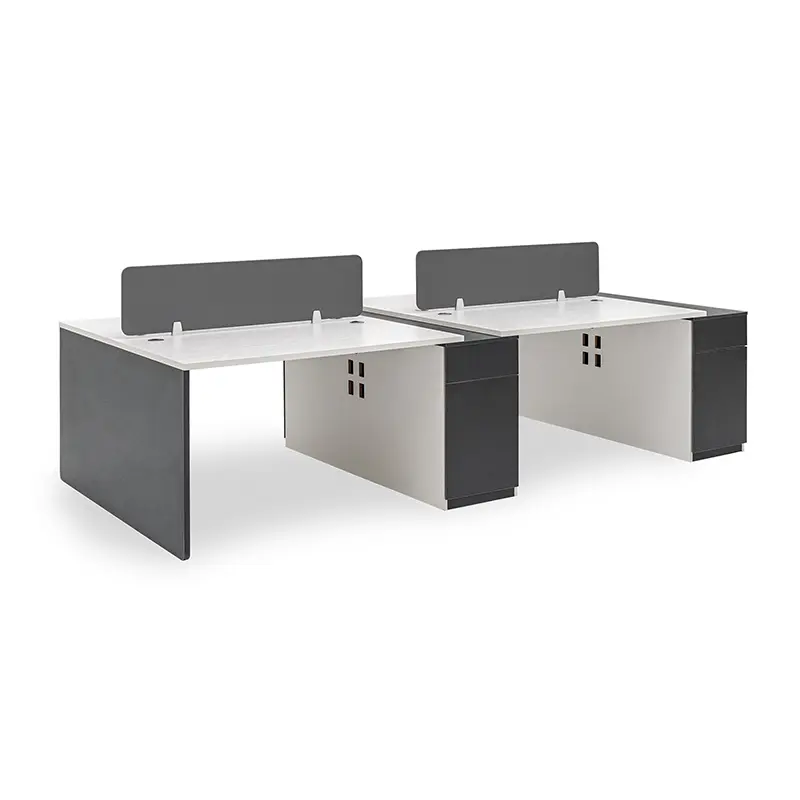 4 desk staff double financial station...